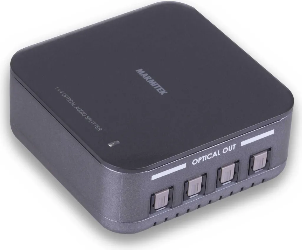 Répartiteur Audio Optique Toslink 1 vers 4 Marmitek Split TS14 Numérique