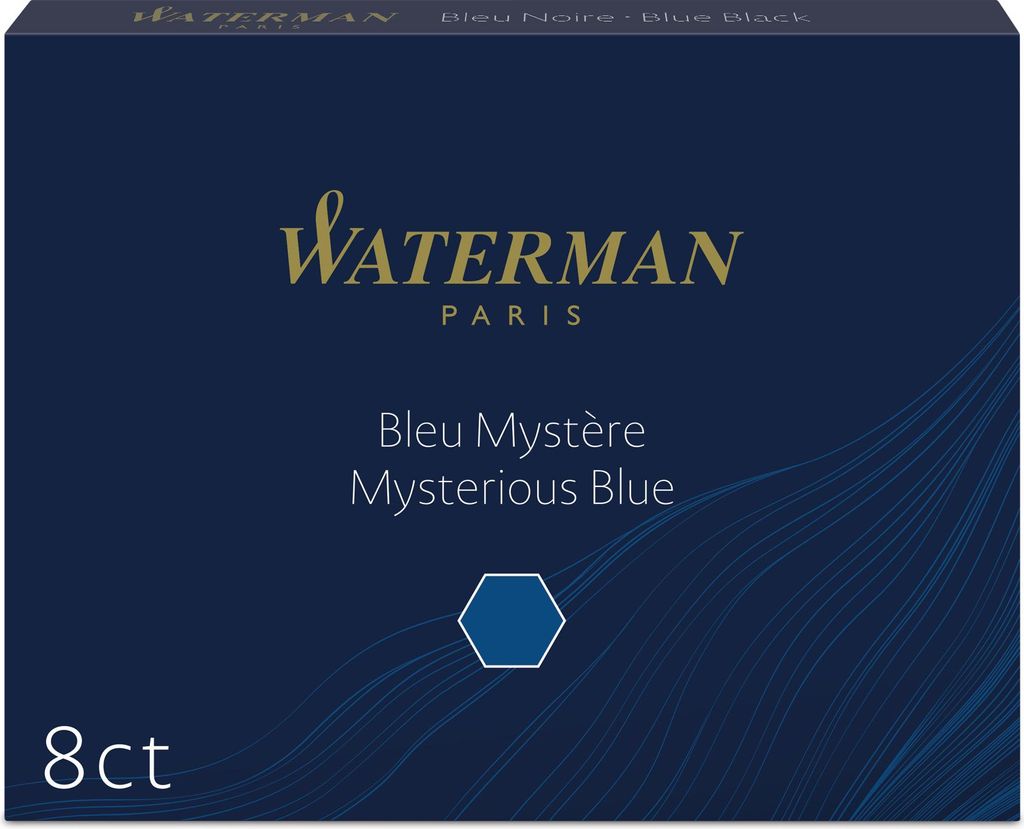 Waterman S0110910, Niebieski, Niebieski, Biały, Pióro Zdjęcie produktu 