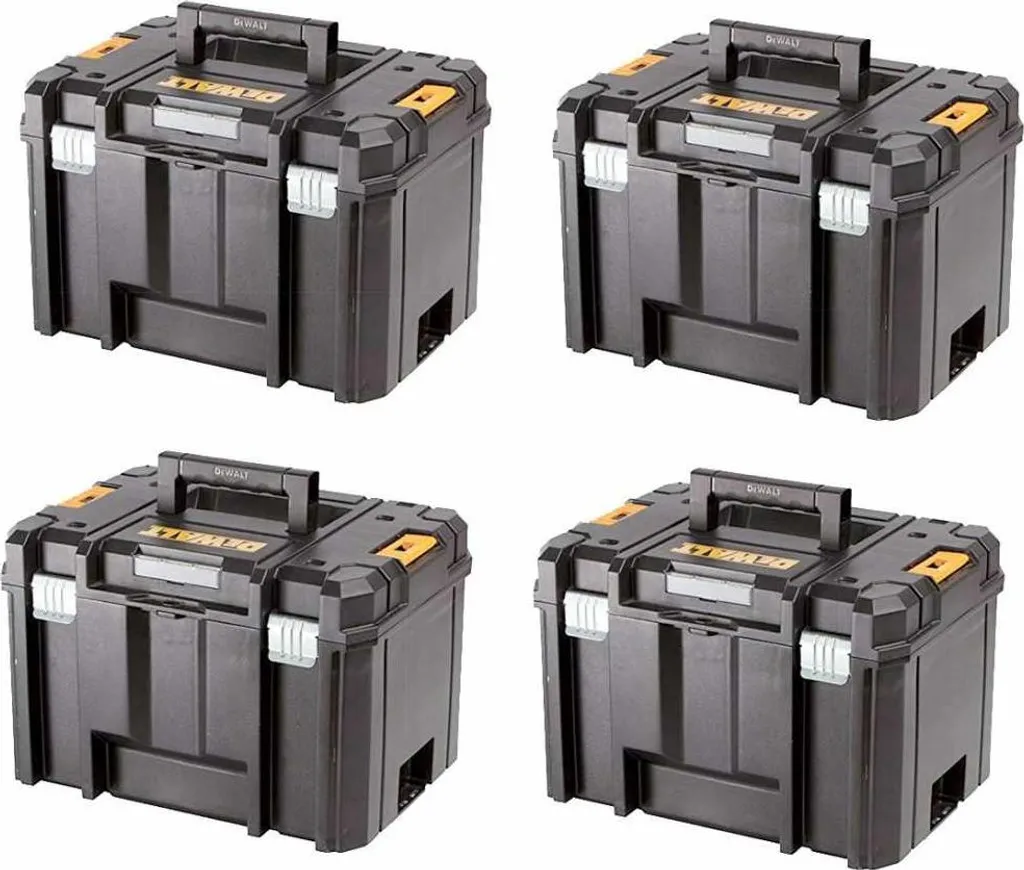 Confezione di 4 custodie DeWALT TSTAK VI