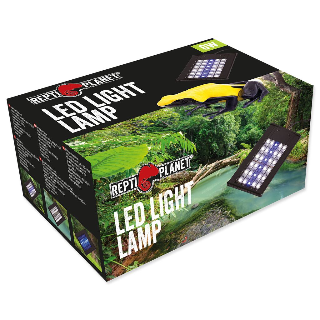 Repti Planet 007-43802, LED, Modrá, Biela, 6 W, 6500 K, Obrázok produktu 