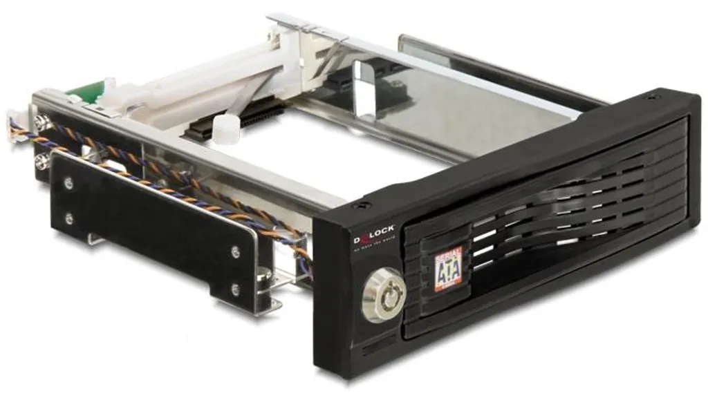 Rack de sauvegarde Delock pour alterner les disques durs SATA de 3.5