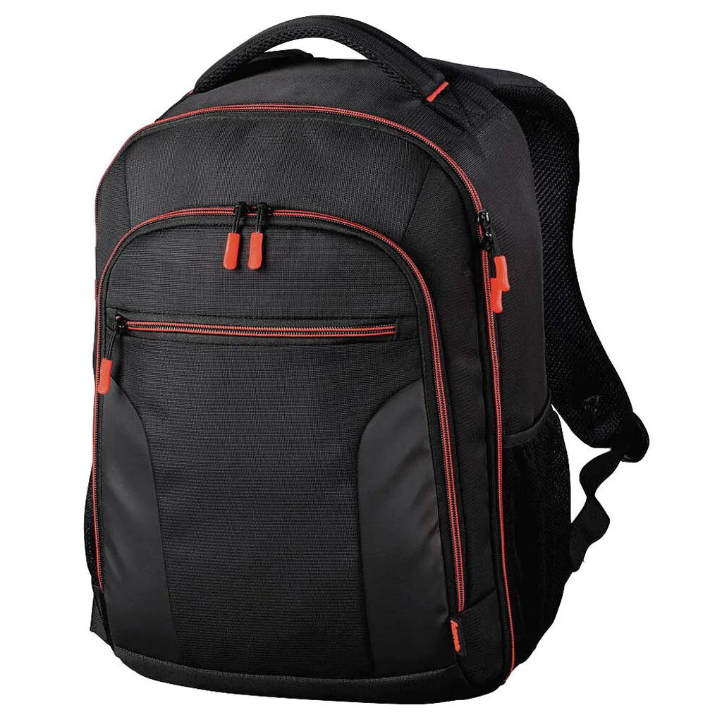 Sac à dos photo Hama Miami 190 rembourré et léger coloris noir rouge