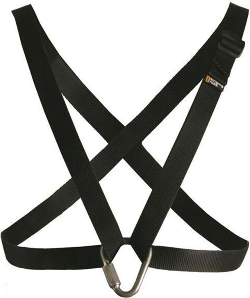 Schultergurt Puller von singing rock; schwarz; aus robustem Material; für Arbeitssicherheit und Gurte geeignet.