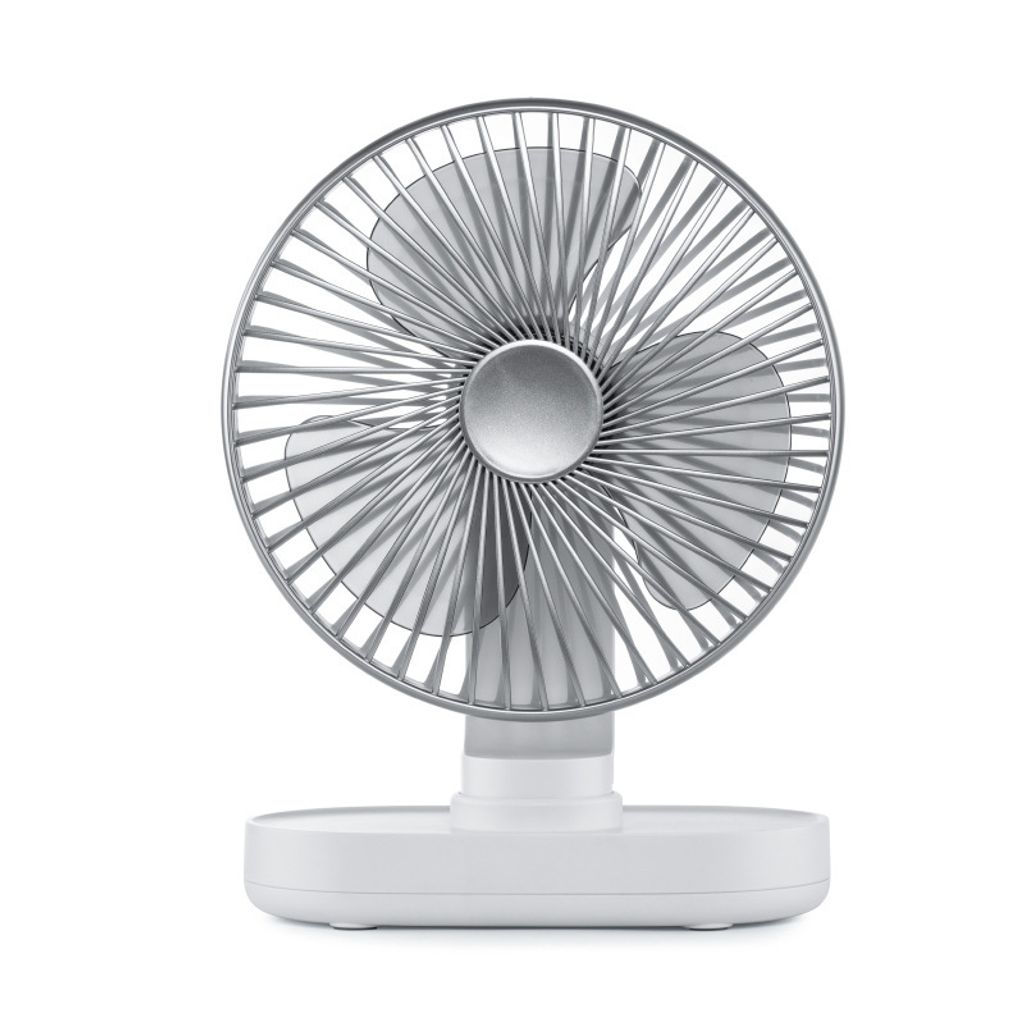 Kleiner Tischventilator für Schlafzimmer, 4000 mAh Akku, Produktbild 