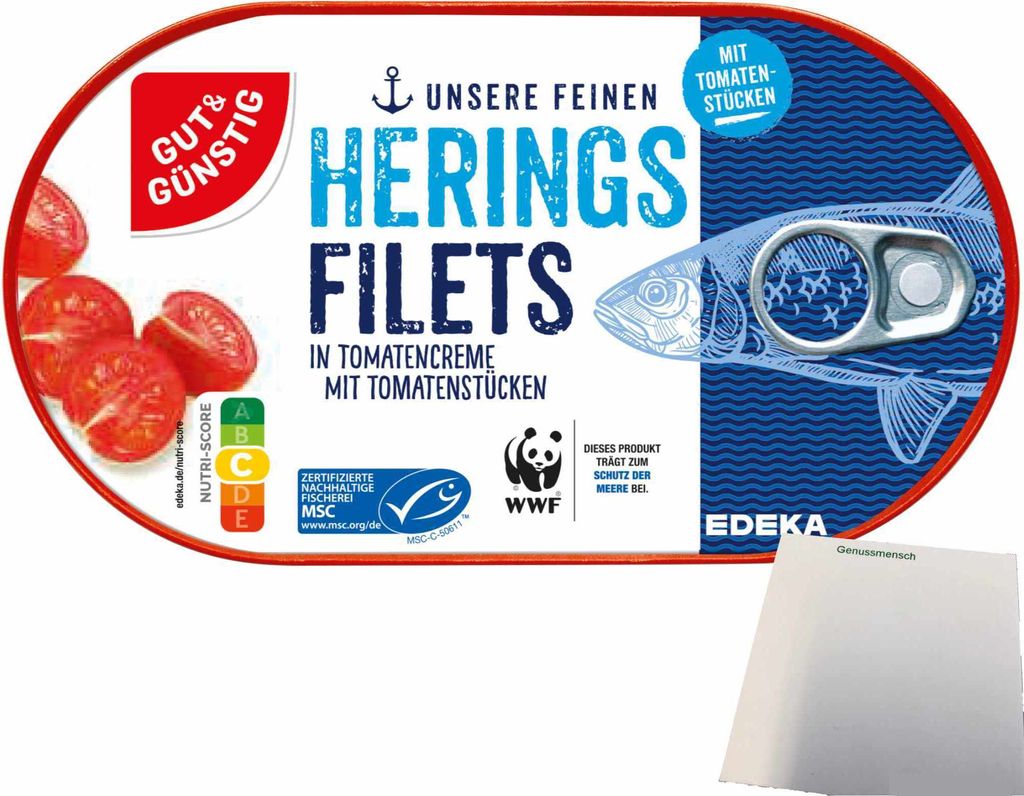 Gut & Günstig Heringsfilets in Tomatencreme mit Produktbild 