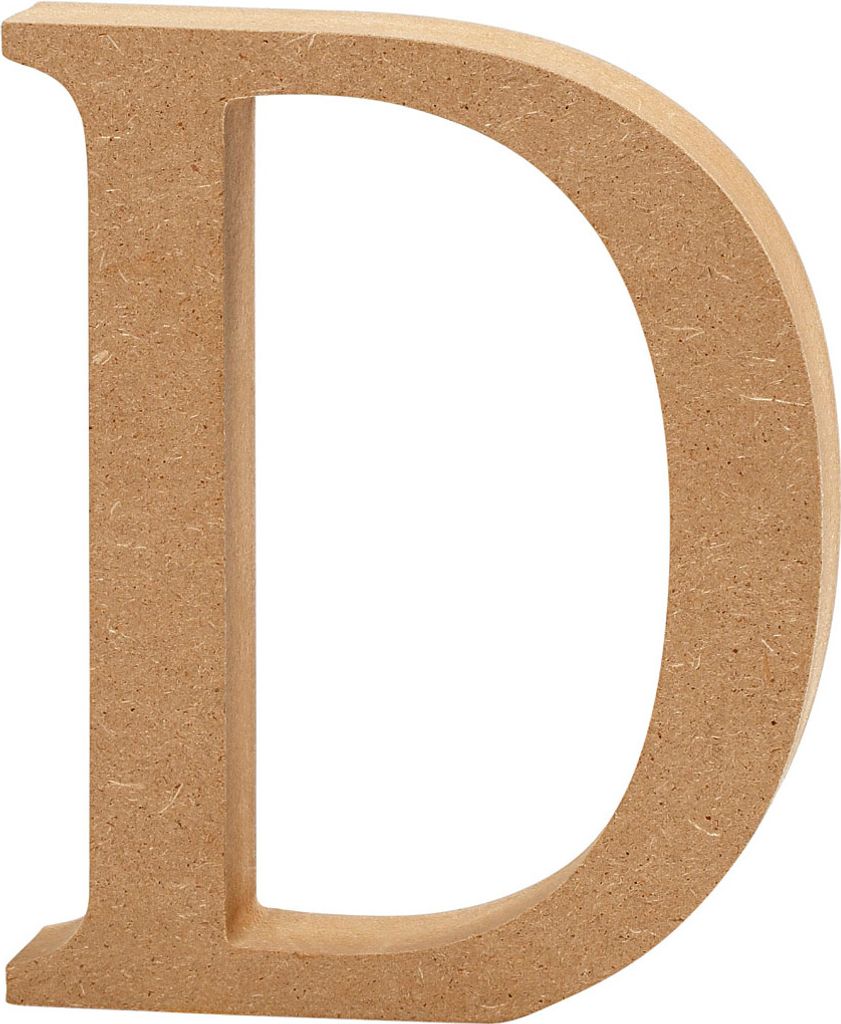 Creativ Company Letter d Mdf 13cm, 1.