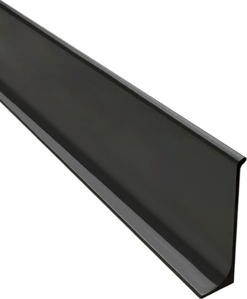Alu Sockelleiste Fußbodenleisten eloxiert matt L200cm H60mm Produktbild 