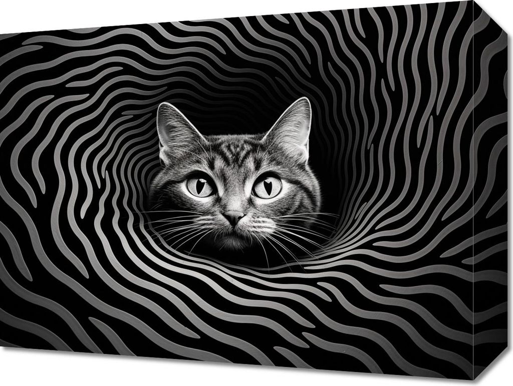 Bild 40x30cm Hypnotisierender Katzenblick