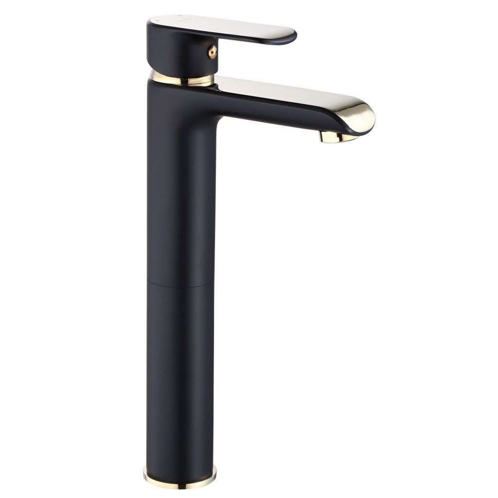 Rea Waschbeckenarmatur My1805-21Bg Bloom High Black/Gold Produktbild 
