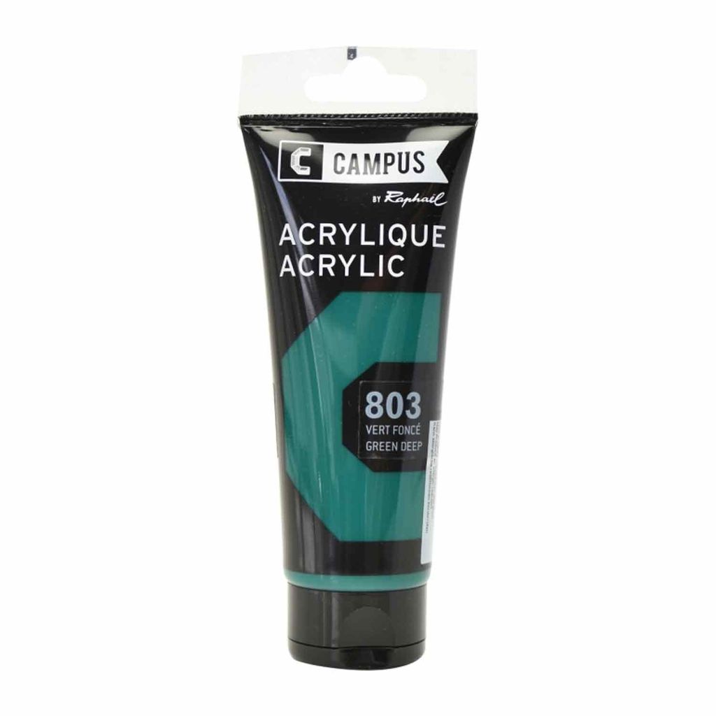 Acrylfarbe 100 ml - Dunkelgrün Nr. 803