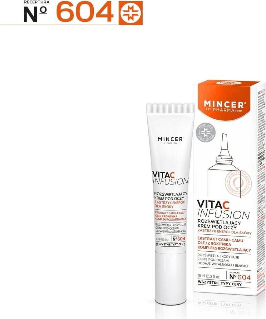 Mincer Pharma Vita C Infusion Brightening Eye Cream For Shadows Under The