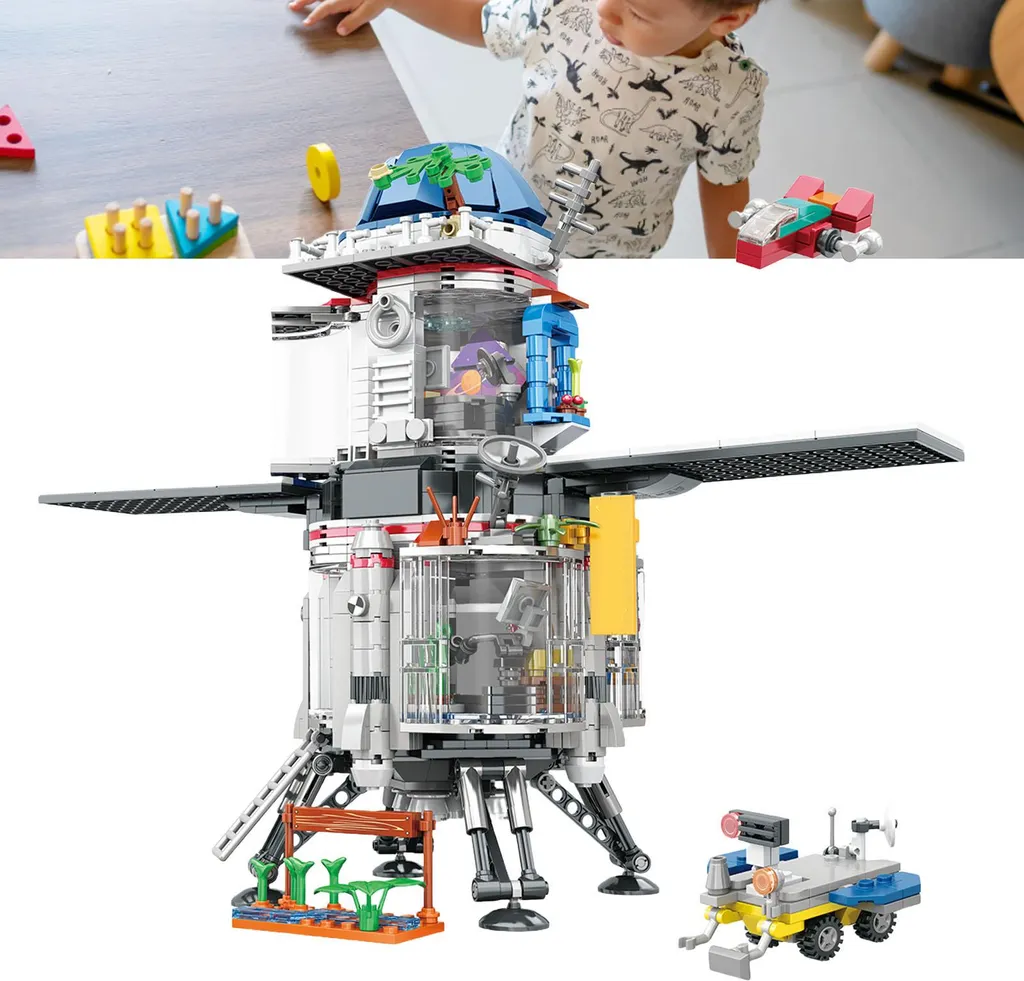 Navette spatiale Kit de construction 1283 pièces Jouet éducatif STEM - 3