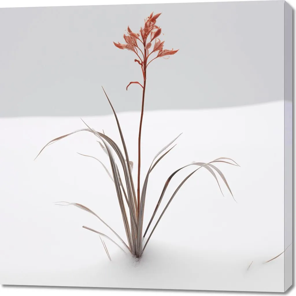 Quadro 'La Delicatezza della Natura' 100x100 - Opera d'Atmosfera