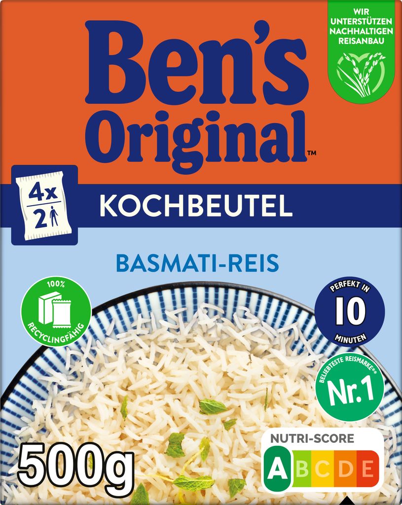 Woreczek do gotowania BEN'S ORIGINAL™ Basmati 500g Zdjęcie produktu 