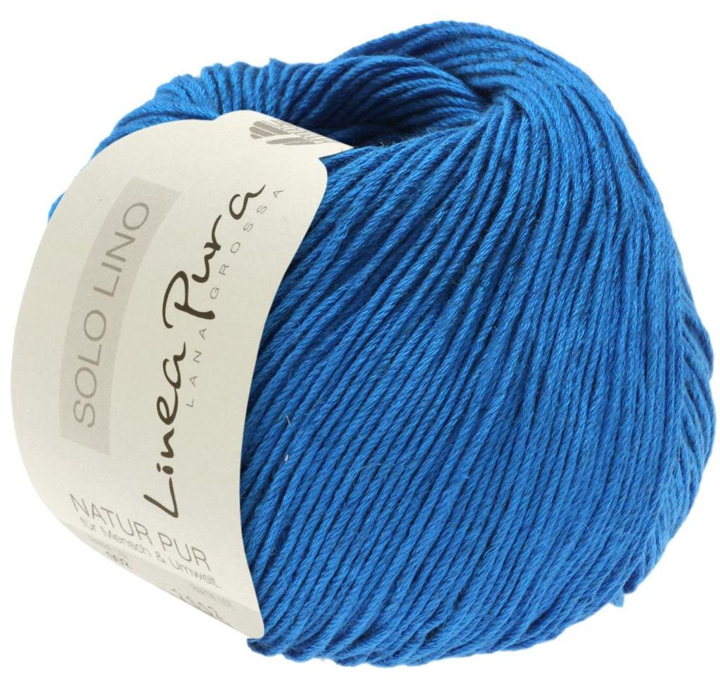 Lana Grossa - Solo Lino 0064 kornblume Produktbild 