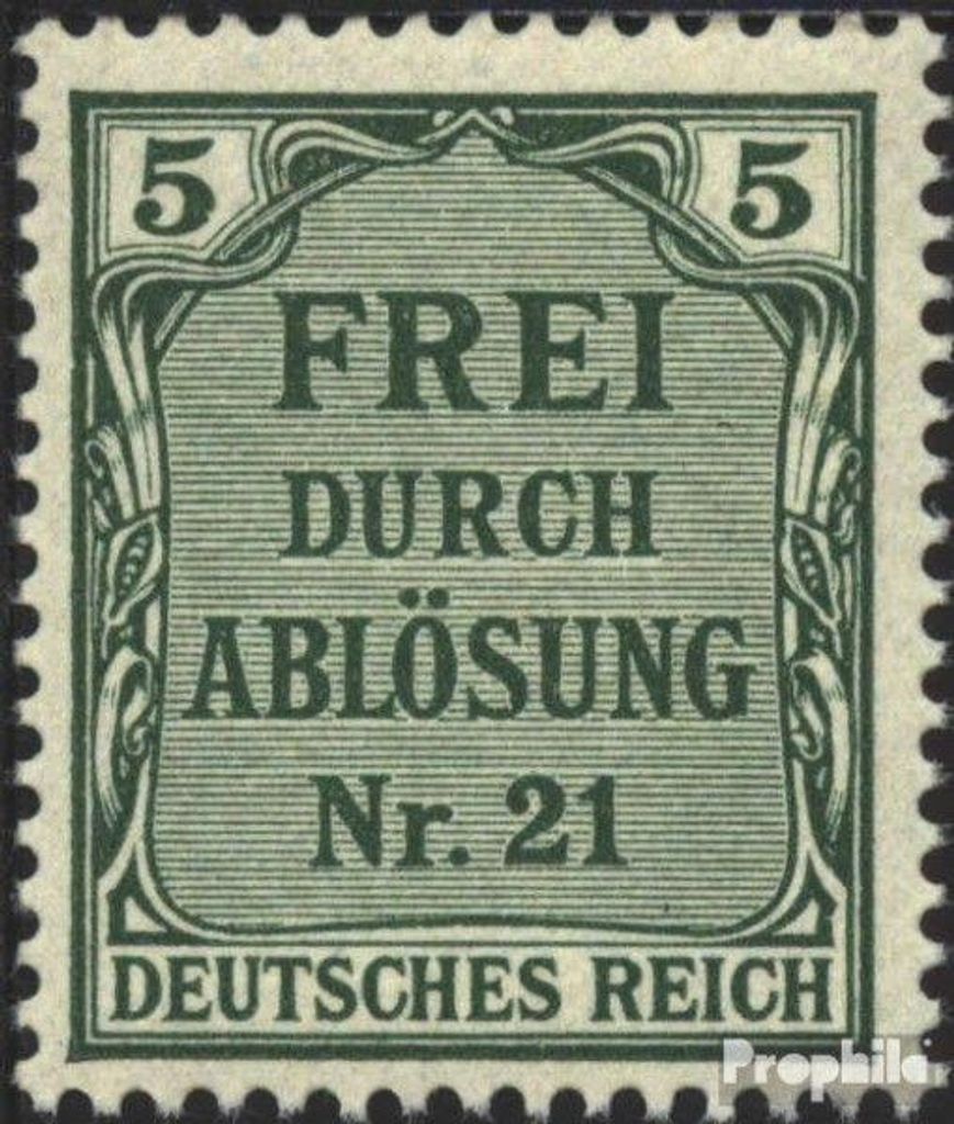 Briefmarken Deutsches Reich 1903 Mi D3 postfrisch Produktbild 