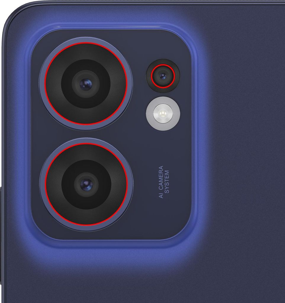 Clappio, Kameralinse Oppo Reno13 FS Hinten Gehärtetes Glas, Schwarz