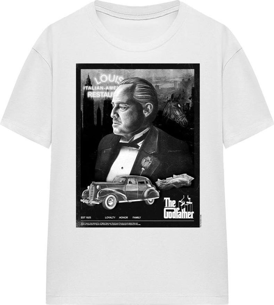 The Godfather - T-Shirt für Herren/Damen Uni TV15713 (L) (Weiß)