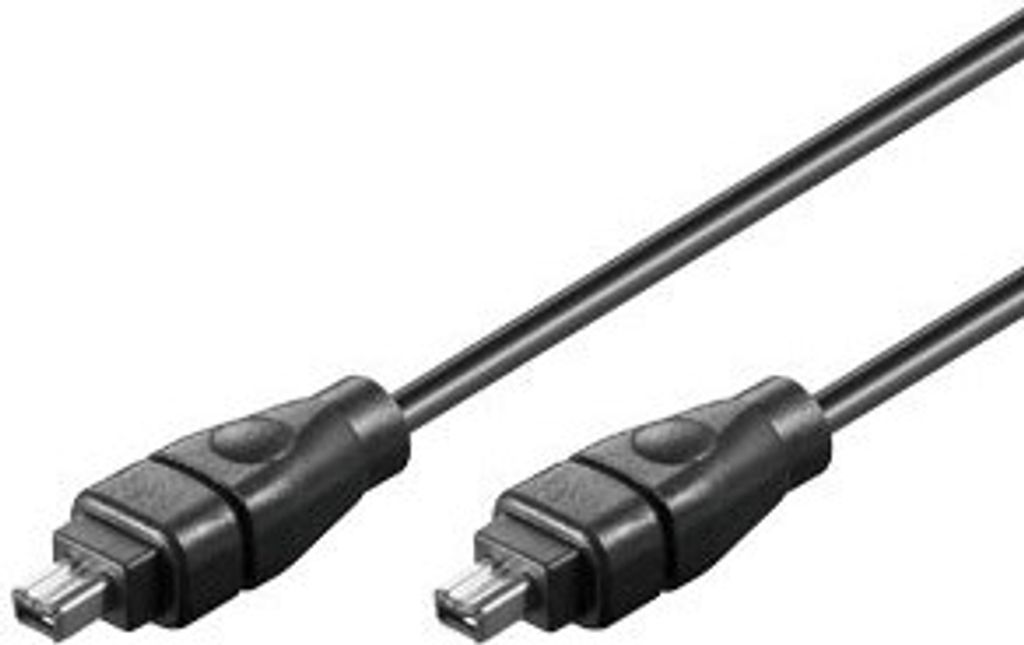 FireWire-Kabel, 4-polig, 2x Stecker, Länge 3m