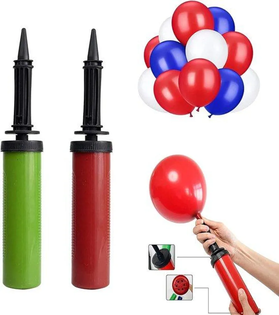 Pompe à ballons gonflable avec système de gonflage rapide 600W rose