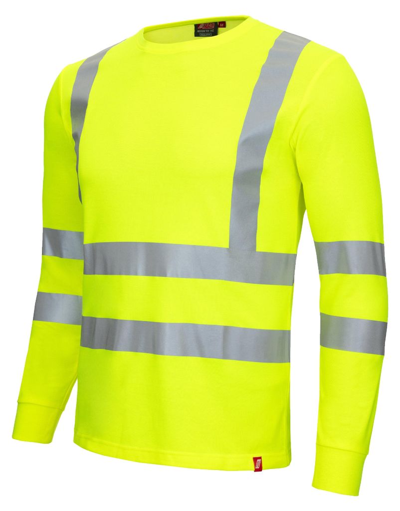 NITRAS Langarm Warnschutzshirt Gr. 3XL gelb