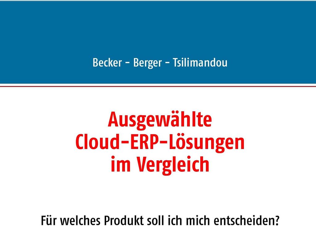 Ausgewählte Cloud-ERP-Lösungen im Vergleich