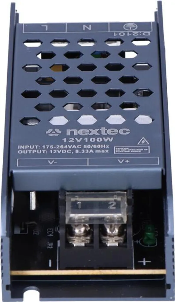 Alimentation 12V 100W Haute Performance Graphite IP20 Format Compact - 3