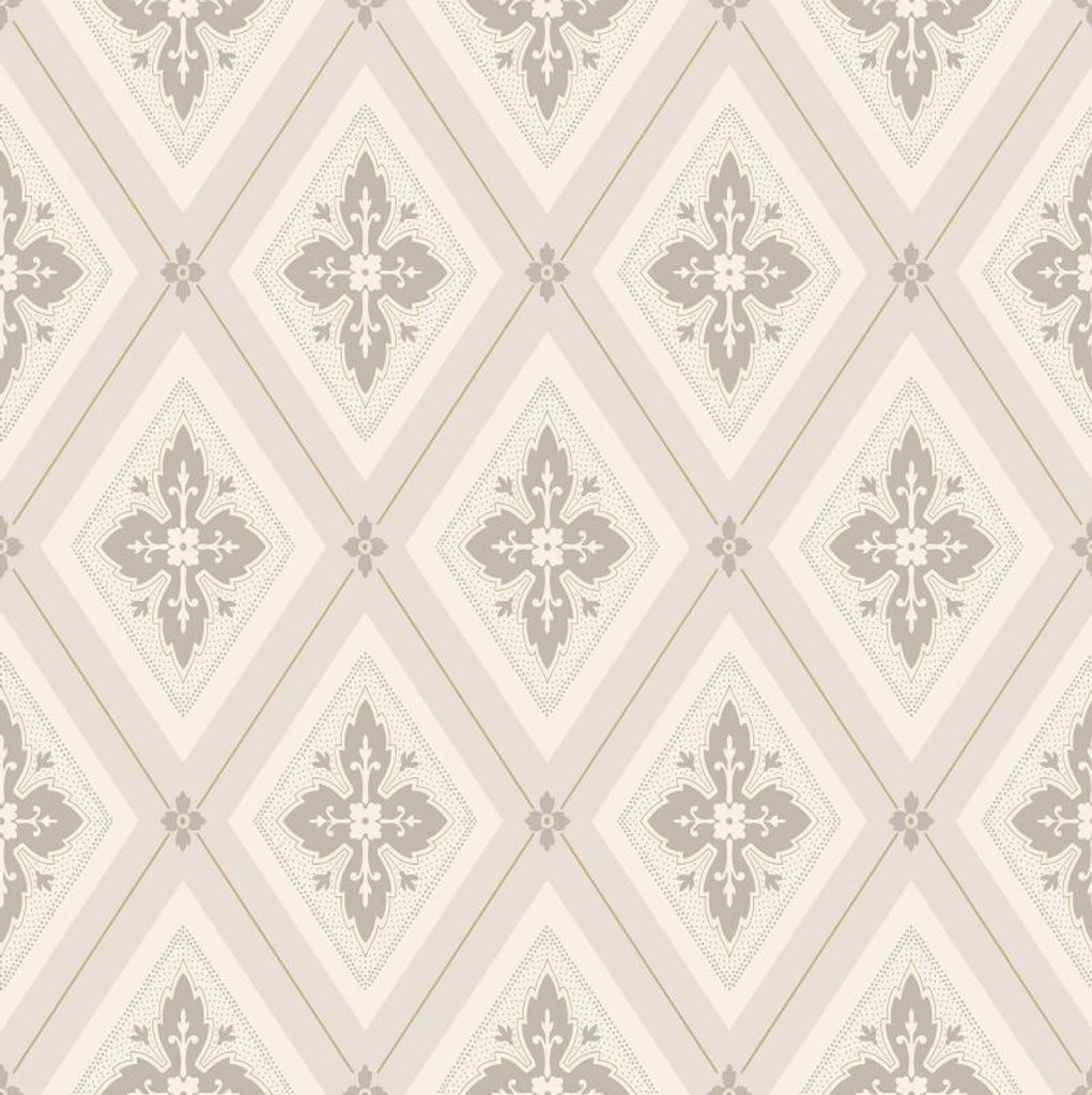 Duro Tapete Fliesenmuster Beige - 661183 - 53 cm x 10.05 m