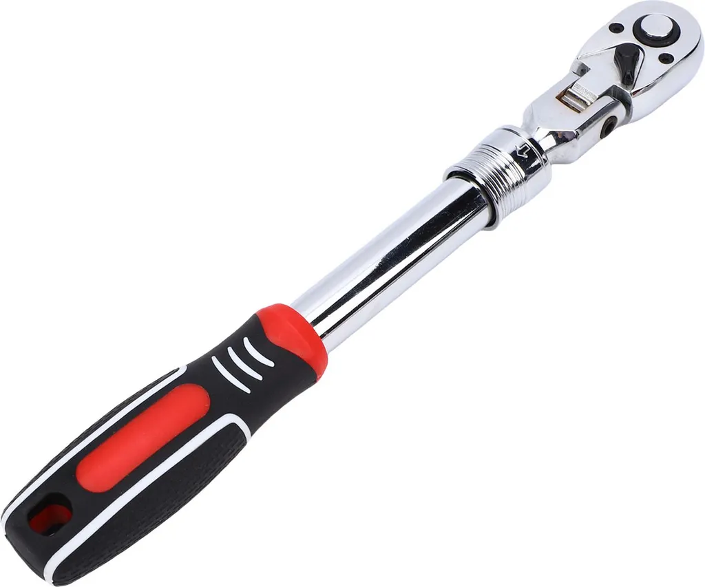 Cricchetto 3/8 Testa Snodata Telescopica - Perfetto per Auto e Moto