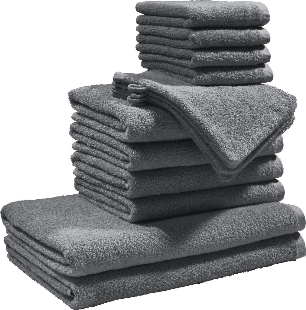 REDBEST Frottier-Set Oceanside" 14-teilig anthrazit OneSize"