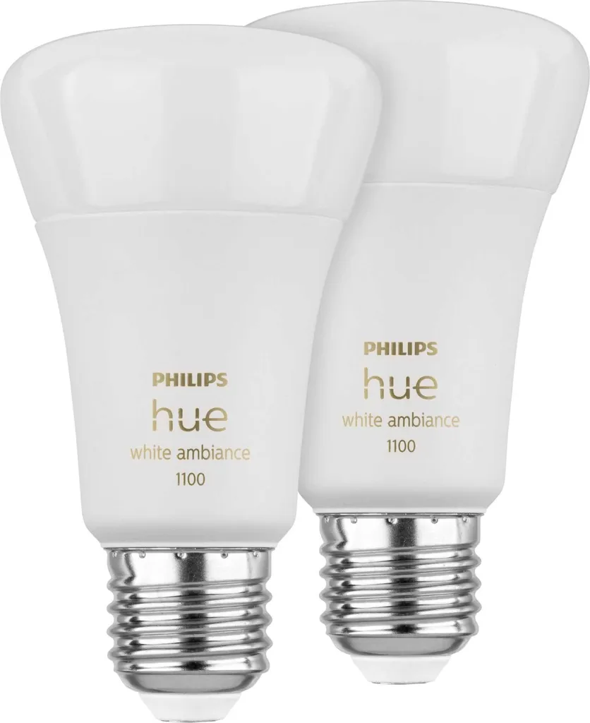 Solution Éclairage Connecté E27 Philips Hue - Pack 2 Ampoules 1100 Lm - 8