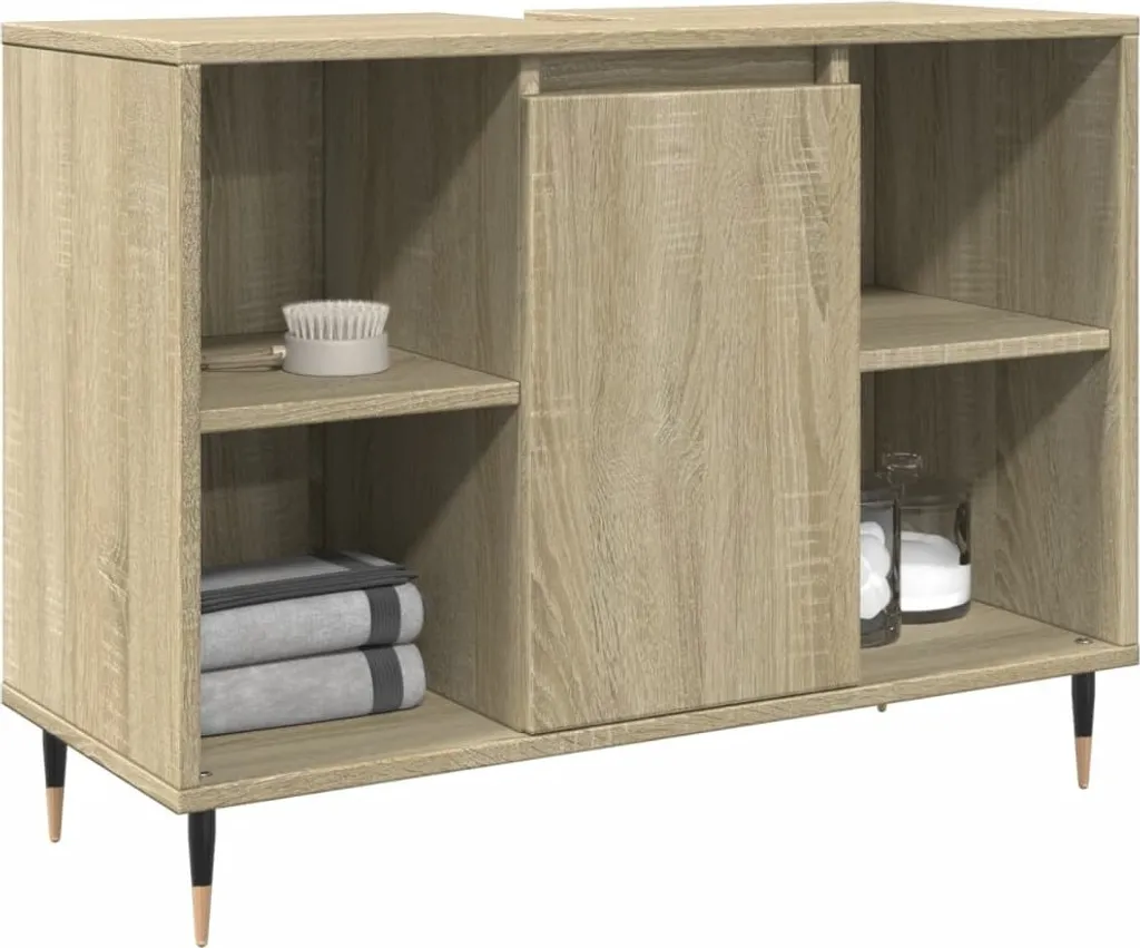 Mobile Sottolavabo Rovere Sonoma 80x33x60 cm | Design Maison Exclusive