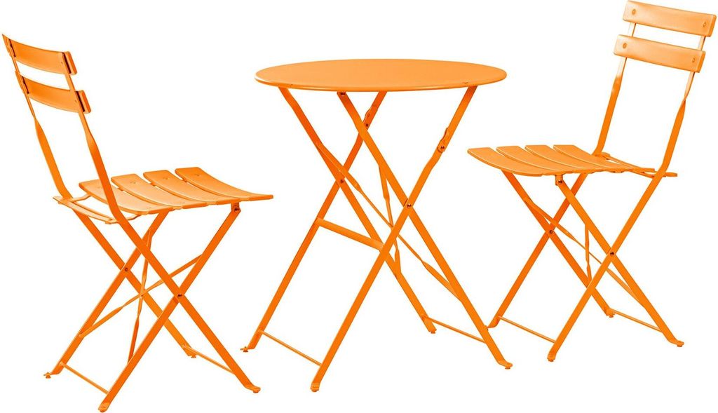 Harbour Housewares 2-Sitzer Sussex Bistro-Set – rund – Produktbild 