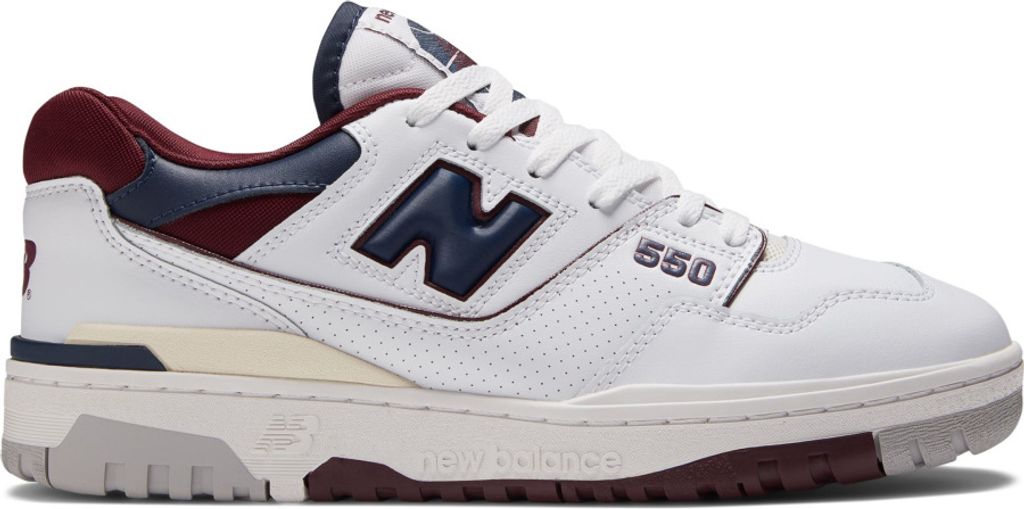 New Balance 550 White Navy NB Burgundy - EU 40