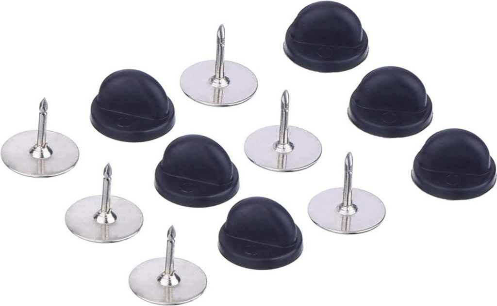 INF 200 Stück Krawattennadeln für Hemden, Reversnadel Ausweishalter mit Clutch-Rücken