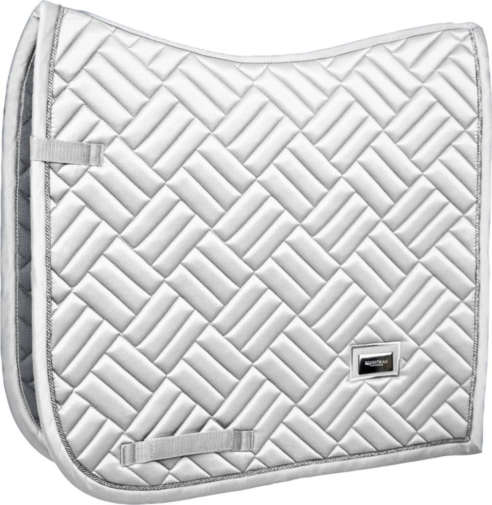 Equestrian Stockholm Springschabracke Modern White Perfection Silver Schabracke Modern White Perfection Silver Full