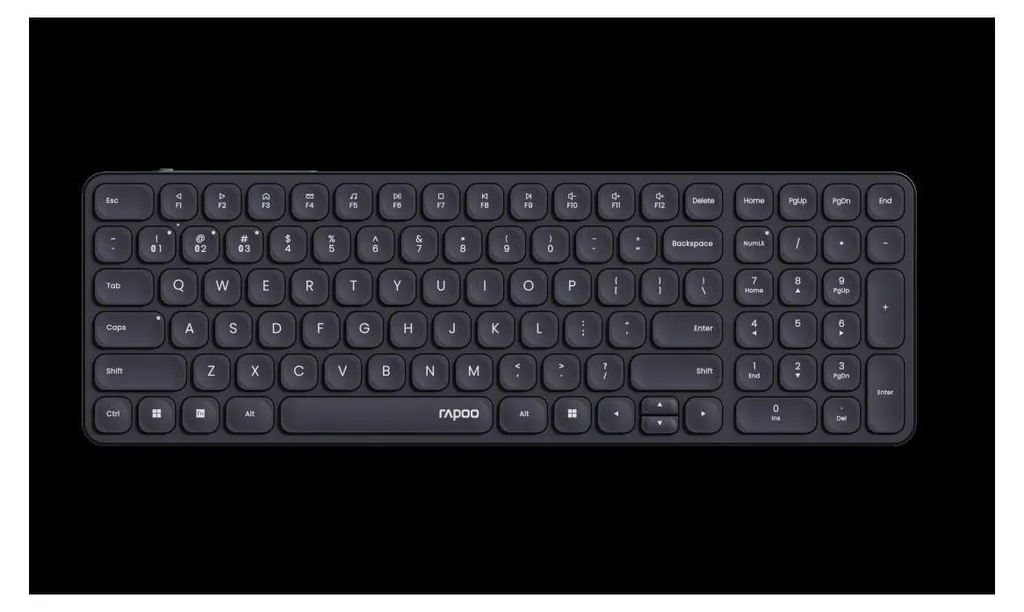 Clavier sans fil multimode RAPOO E9310M pour télétravail et multi-devices - 5
