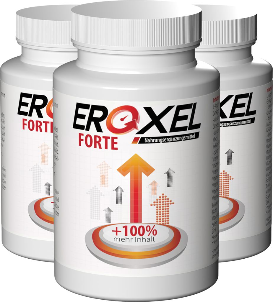 Eroxel Forte - 180 Kapseln (3 x 60 Kapseln) - 3er Pack Produktbild 