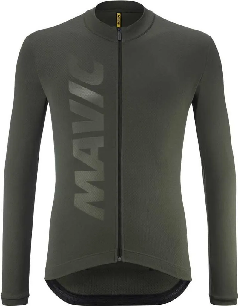 Offerta Mavic Aksium Thermo Maglia Maniche Lunghe Verde L Uomo