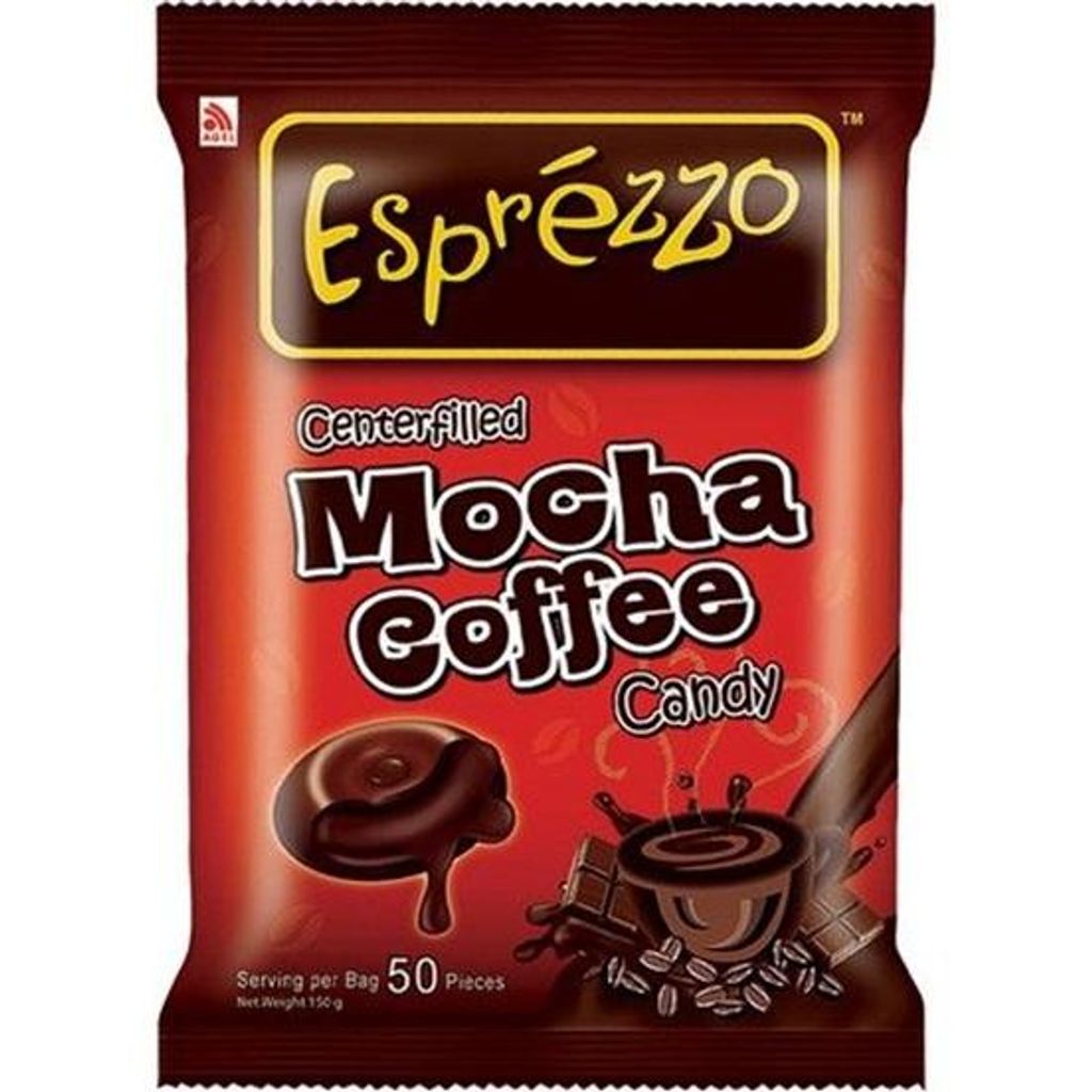 Esprézzo Kaffee Bonbons mit Mokka-Geschmack 150g | Mocha Coffee Candy | Kaffeecreme Füllung