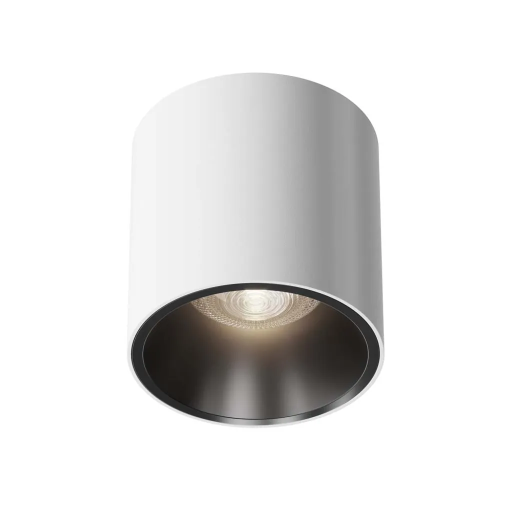 Plafonnier LED pour chambre et salon blanc métal à lumière variable