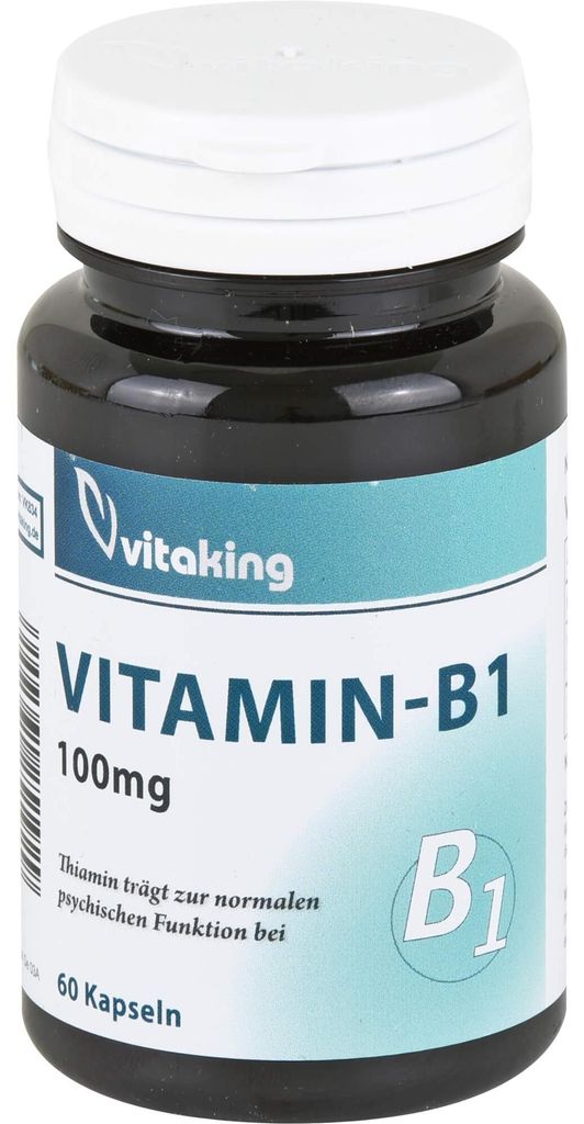 Vitamine B1 100 mg gélules 60 pcs Image du produit 