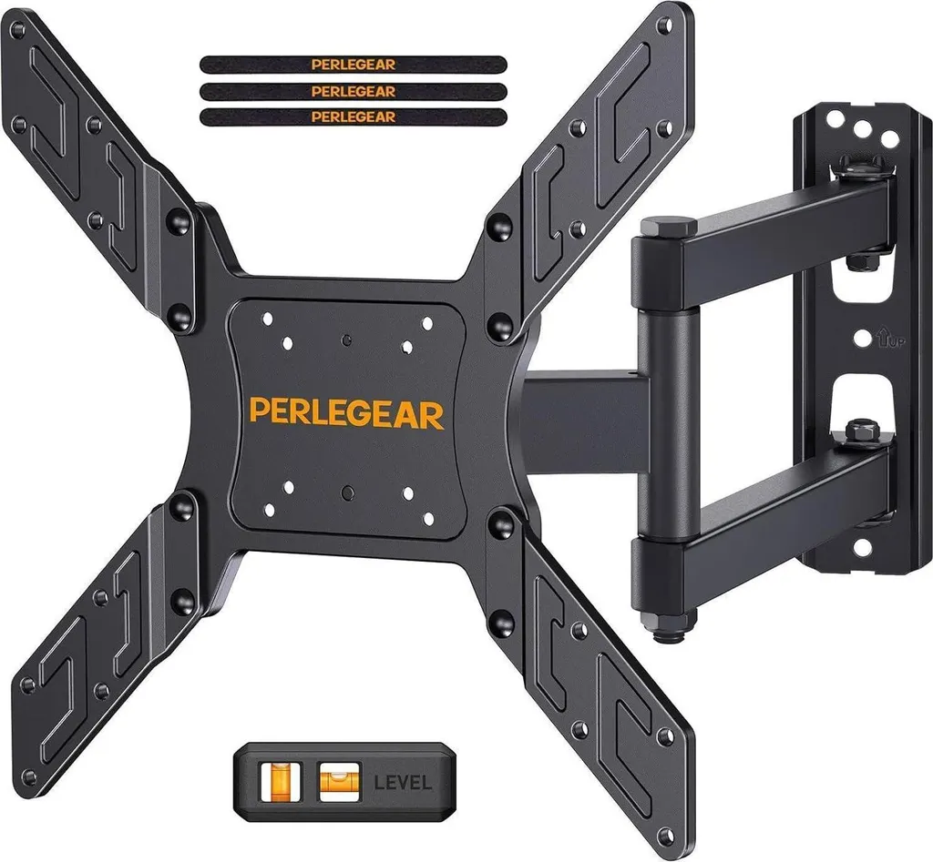 Support TV mural pivotant 26-60 pouces VESA 400x400mm charge 45kg max