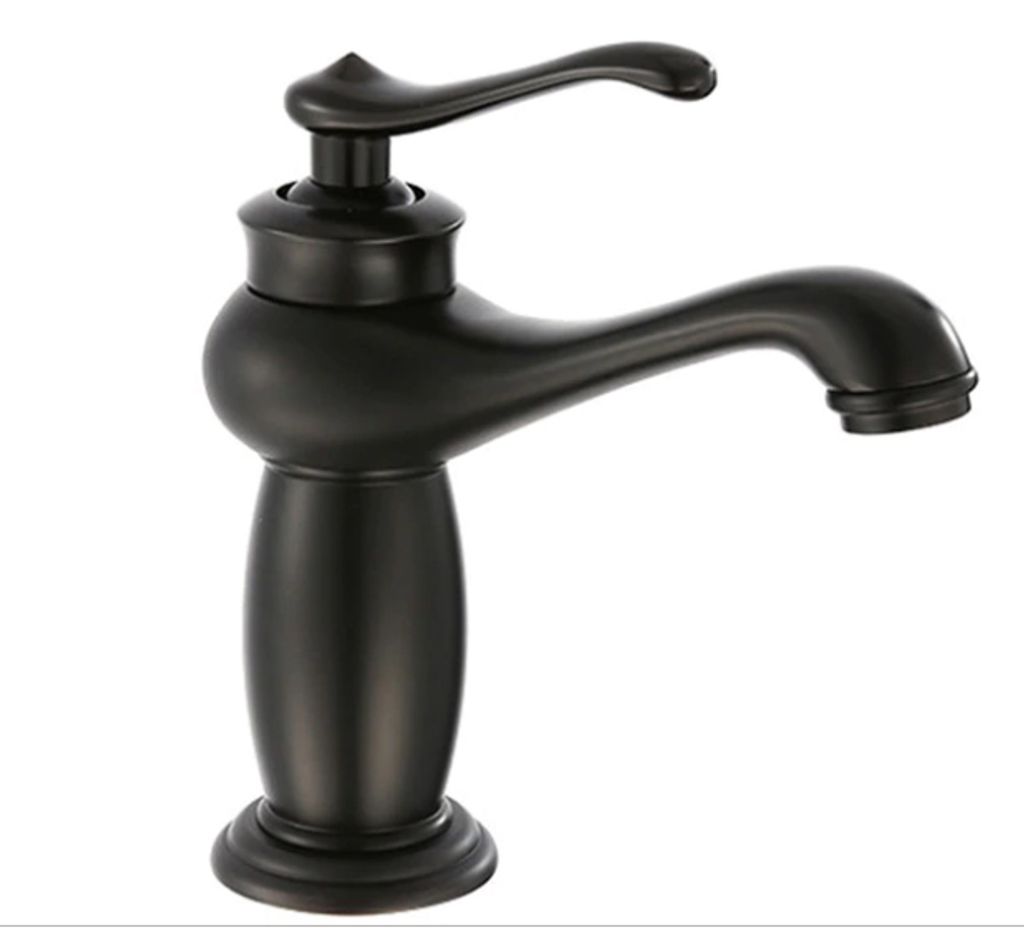 Waschtischarmatur im Retro-Stil SCHWARZ Bidet VIOLA LAUFERI