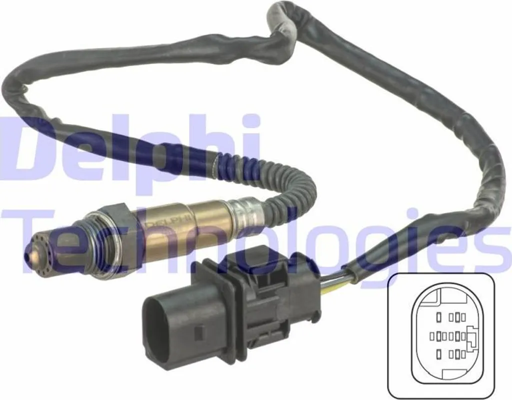 Sonde Lambda Delphi 022906262AD Fiabilité OE pour Audi A3 8P Sportback
