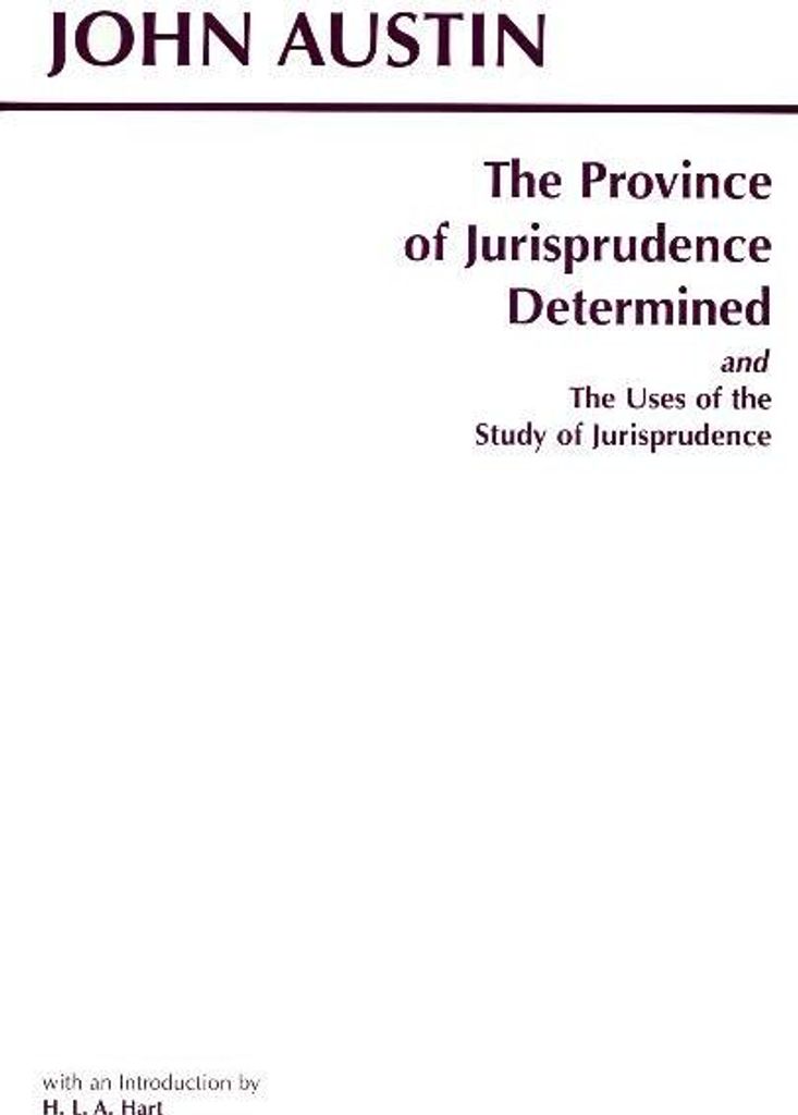Province Of Jurisprudence – Lingua: Inglese