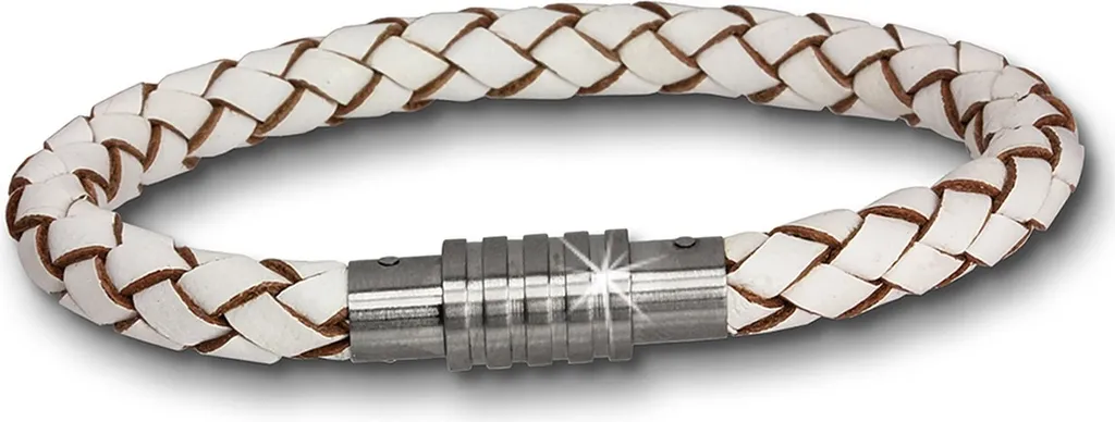 Amello bracciali bianchi da uomo in acciaio inossidabile D2AMA474W20