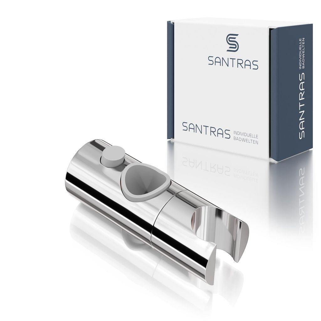 SANTRAS® Halterung für Wandstange in Ø 22 mm - Gleiter für Produktbild 