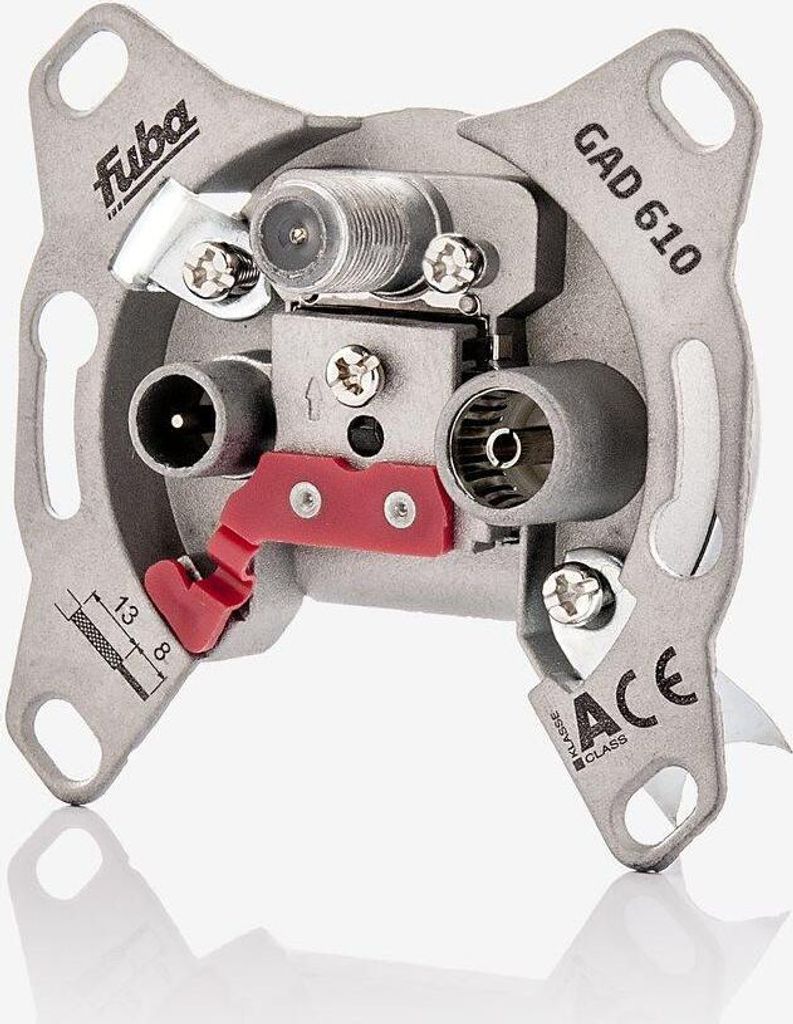 Fuba GAD 610 Unicable-Durchgangsdose 3-Loch programmierbar Produktbild 