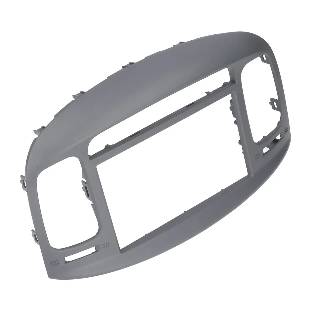 Façade autoradio robuste avec cadre de support pour navigation GPS 2DIN